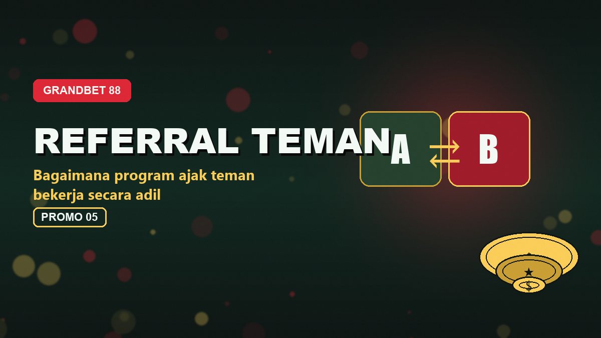 Referral Teman - promo grandbet88